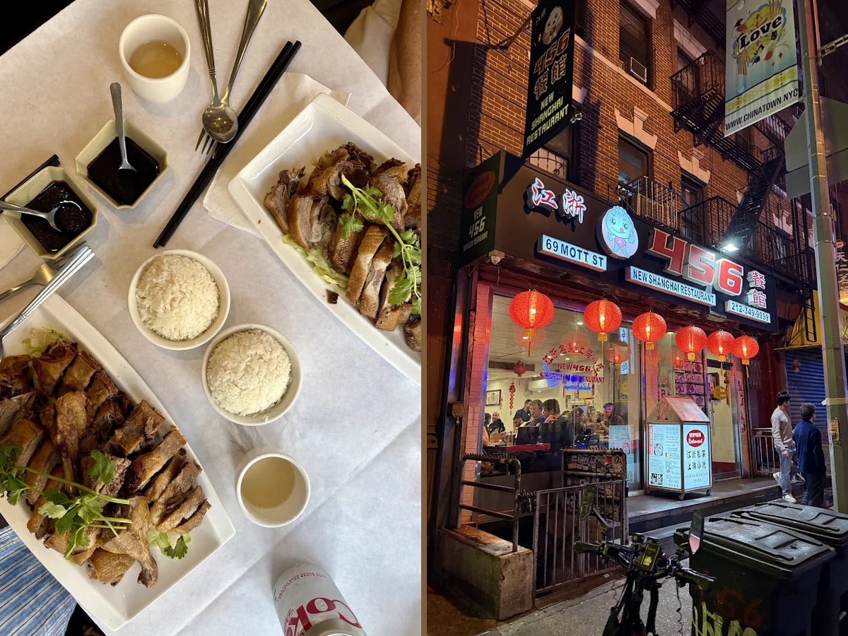 Dim sum served in a smart setting.